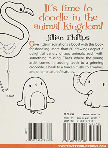 What to Doodle? At the Zoo (Dover Little Activity Books)
