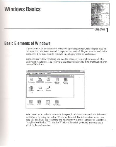 Microsoft Windows Version 3.1 User's Guide for the Microsoft Windows Operating System