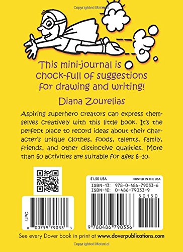 My Superhero Mini-Journal (Dover Little Activity Books)
