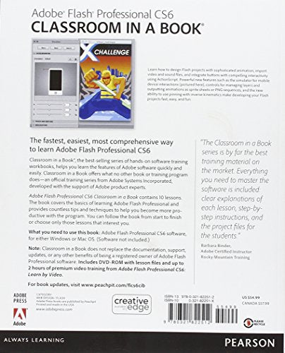 Adobe Flash Professional Cs6 Classroom in a Book - 980