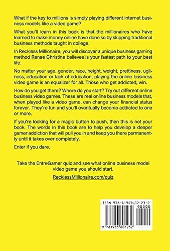 Reckless Millionaire: How to Make Money Online by Developing a Video Game Mindset