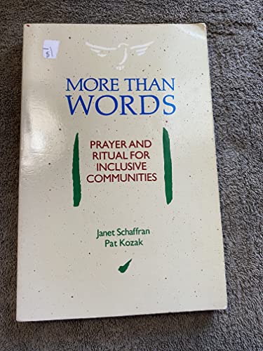 More Than Words: Prayer and Ritual for Inclusive Communities