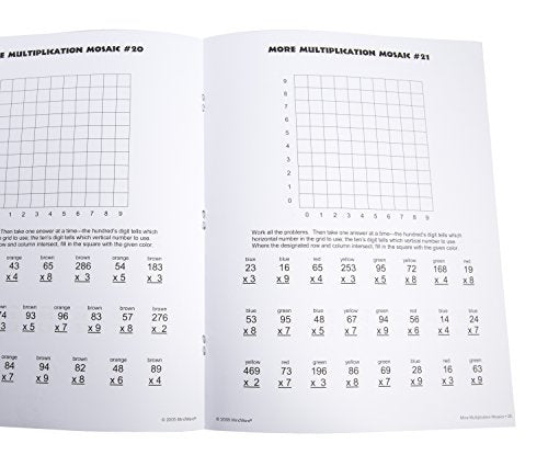 MindWare More Multiplication Mosaics