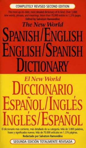 The New World Spanish/English, English/Spanish Dictionary (El New World Diccionario español/inglés, inglés/español) (Spanish and English Edition) - 9853