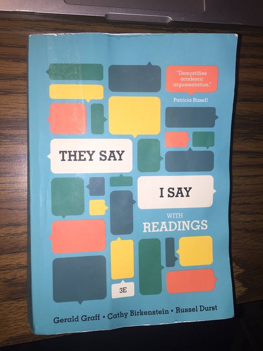 "They Say / I Say": The Moves That Matter in Academic Writing, with Readings (Third Edition) - 6758
