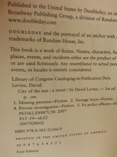 City of the Sun: A Novel