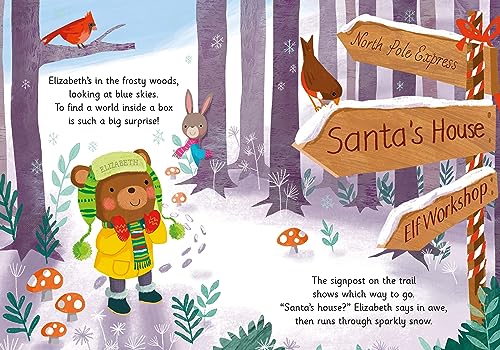 Elizabeth on the North Pole Express: A Personalized Christmas Picture Book Story for Toddlers and Kids (North Pole Express Bears)