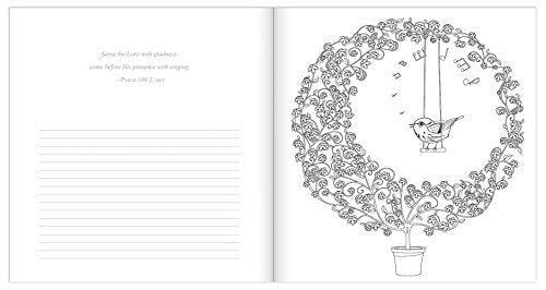 In His Presence Adult Coloring Book With Journal: Color and Journal as You Spend Time With God