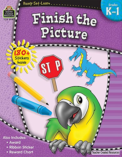 Ready-Set-Learn: Finish the Picture Grd K-1 - 8946