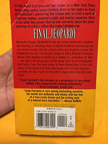 Final Jeopardy (Alexandra Cooper Mysteries)