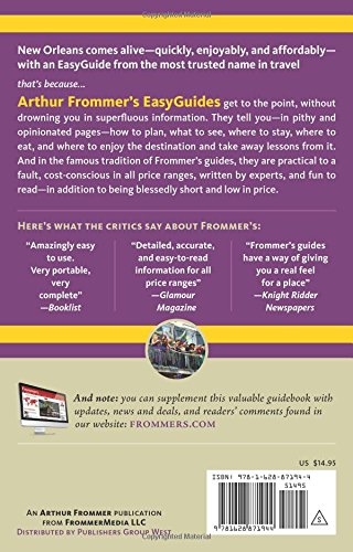 Frommer's EasyGuide to New Orleans 2016