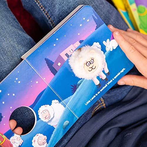 The Beginner's Bible Little Lamb's Christmas: A Finger Puppet Board Book - 646