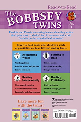 Freddie and Flossie and the Leaf Monster: Ready-to-Read Pre-Level 1 (Bobbsey Twins)
