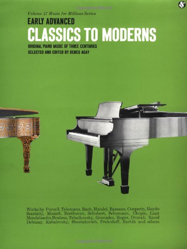 Early Advanced Classics to Moderns: Music for Millions Series (Music for Milions)