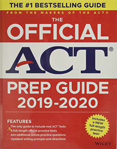 The Official ACT Prep Guide 2019-2020, (Book + 5 Practice Tests + Bonus Online Content) - 8581