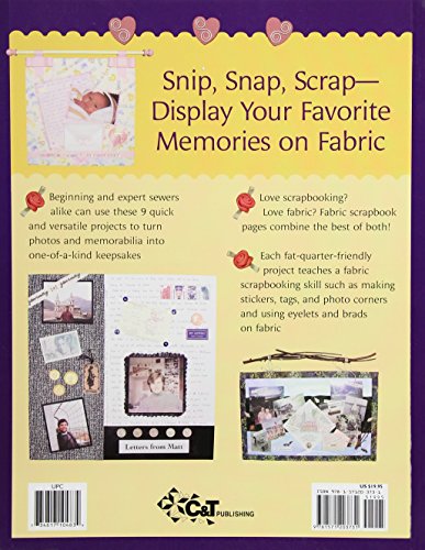 Memories on Fabric: Fat Quarter Friendly 9 Projects to Make & Display