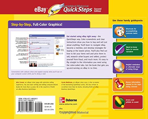 eBay QuickSteps, Second Edition - 9686