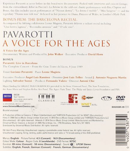 Pavarotti: A Voice for the Ages