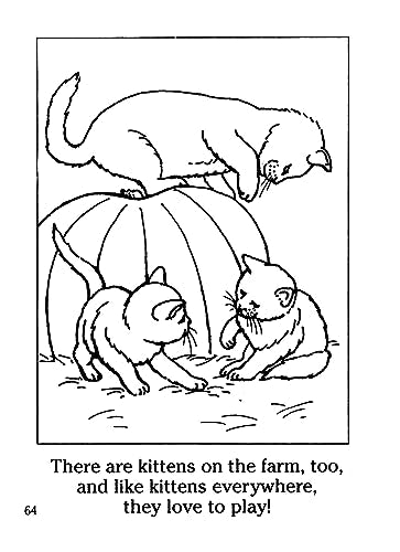 Farm Animals Coloring Book (Dover Little Activity Books)
