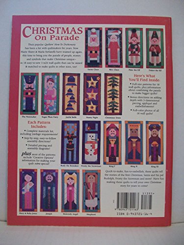 Christmas on Parade: Eighteen Fast & Easy Wall Quilts to Celebrate the Season