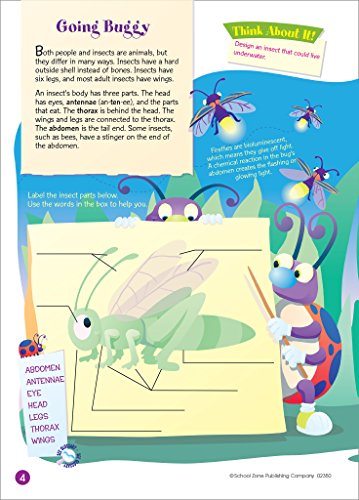 School Zone - Word Searches Workbook - 64 Pages, Ages 8+, Search & Find, Word Puzzles, Reading, Vocabulary, Geography, Critical Thinking, and More (School Zone Activity Zone® Workbook Series)