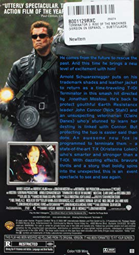 TERMINATOR 3: RISE OF THE MACHINES (VERSION EN ESPANOL - SUBTITULADA)