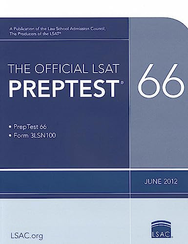 The Official LSAT PrepTest 66: (June 2012 LSAT) - 7302