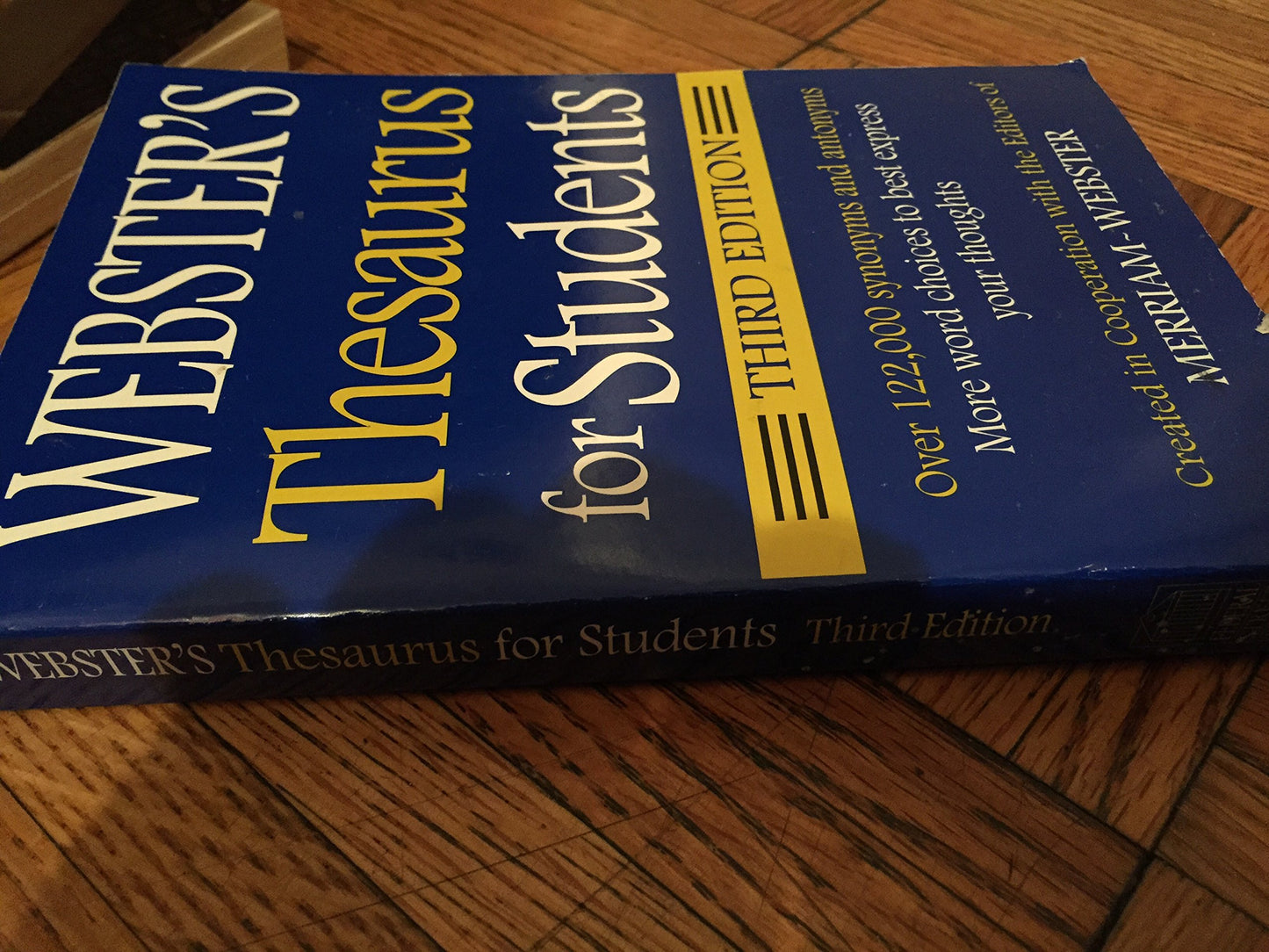 Webster's Federal Street Press Thesaurus for Students, 3rd Edition, Paperback, Grades 6 and Up, 352 Pages