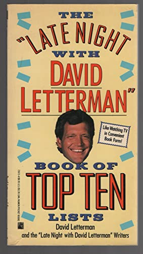 The Late Night with David Letterman Book of Top Ten Lists - 5698