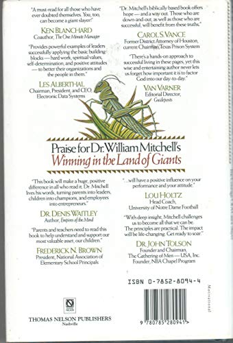 Winning in the Land of Giants: How to Conquer "Grasshopper Mentality" and Develop the Courage of a Giant Slayer - 1881