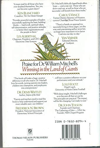 Winning in the Land of Giants: How to Conquer "Grasshopper Mentality" and Develop the Courage of a Giant Slayer