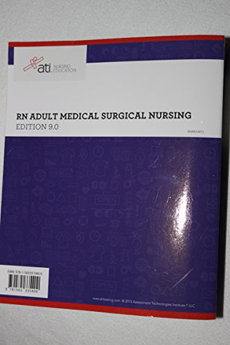 RN Adult Medical Surgical Nursing Edition 9. 0