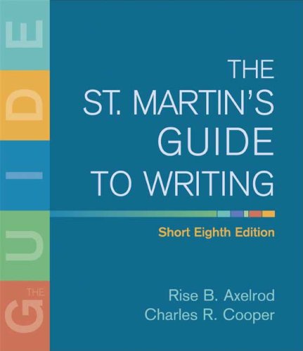 The St. Martin's Guide to Writing Short Edition