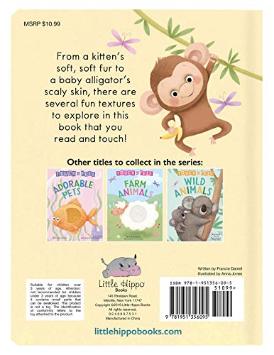 Baby Animals: A Touch and Feel Book - Children's Board Book - Educational