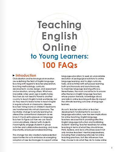 Teaching English Online to Young Learners: 100 FAQs