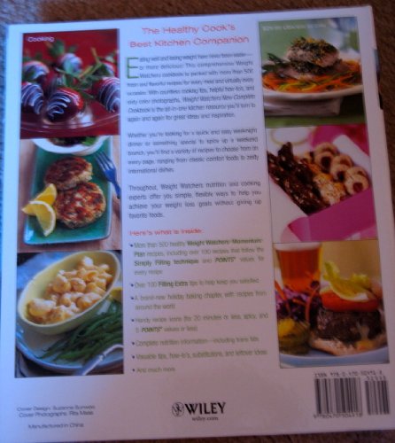 Weight Watchers New Complete Cookbook Momentum Program Edition