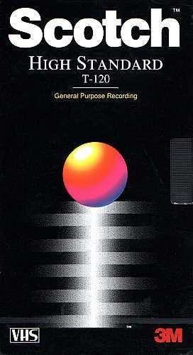 Scotch High Standard T-120 Blank VHS Tape