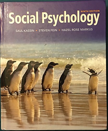 SOCIAL PSYCHOLOGY