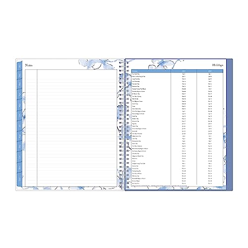 Blue Sky 2024 Weekly and Monthly Planner, January - December, 8.5" x 11", Frosted Cover, Wirebound, Lindley (100654-24)
