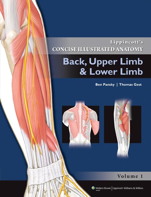 Back, Upper Limb and Lower Limb: Back, Upper Limb and Lower Limb (Volume 2) (Lippincott's Concise Illustrated Anatomy)