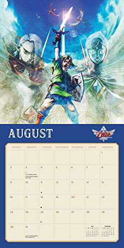 Legend of Zelda 2020 Wall Calendar