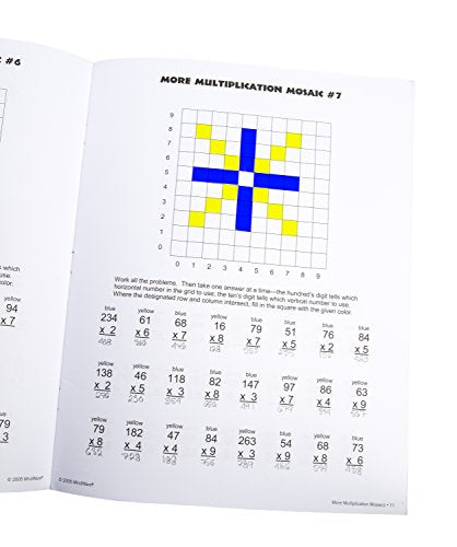 MindWare More Multiplication Mosaics