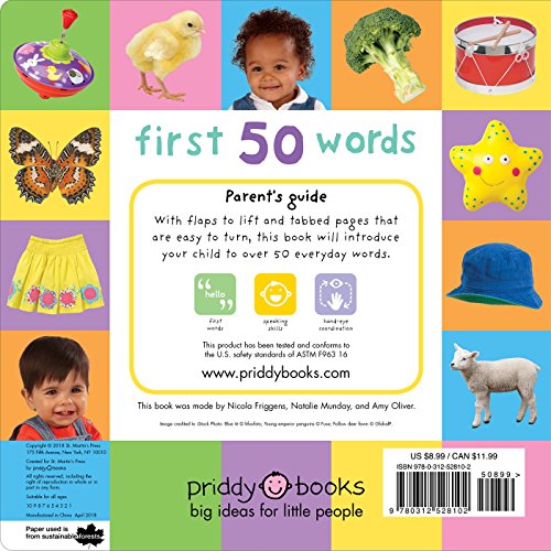 Lift-the-Flap Tab: First 50 Words (Lift-the-Flap Tab Books)