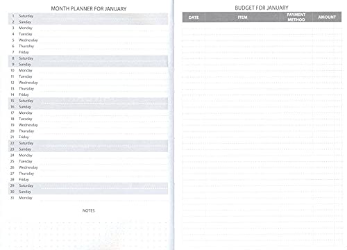 2022 12-month Executive Planner, Trust in the Lord With All Your Heart, Soft Pink, Peach