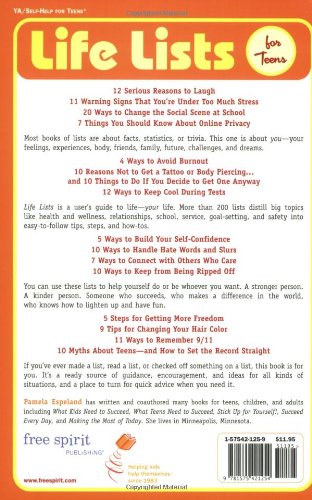 Life Lists for Teens: Tips, Steps, Hints, and How-Tos for Growing Up, Getting Along, Learning, and Having Fun