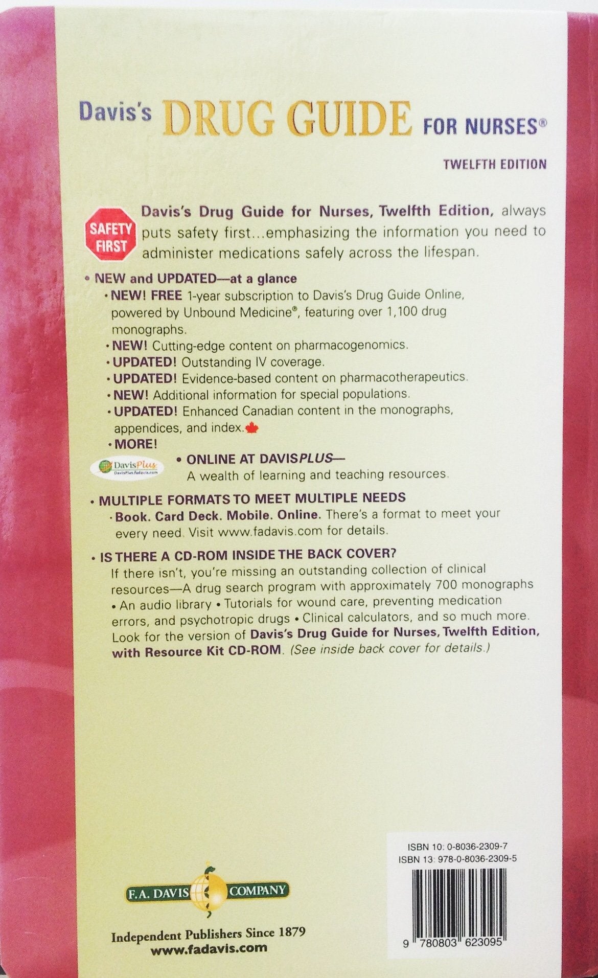 Davis's Drug Guide for Nurses