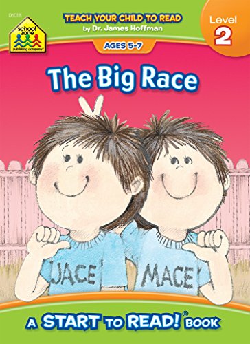 School Zone - The Big Race, Start to Read! Book Level 2 - Ages 5 to 7, Rhyming, Early Reading, Vocabulary, Simple Sentence Structure, and More (School Zone Start to Read! Book Series) (Prepack 3)