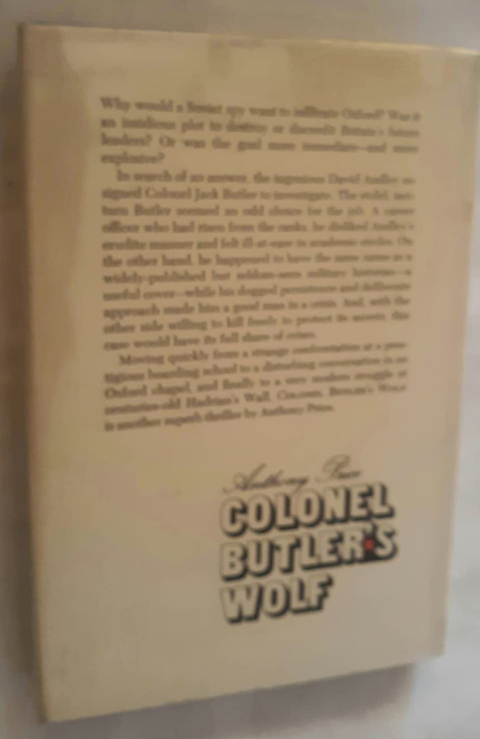 Colonel Butler's wolf