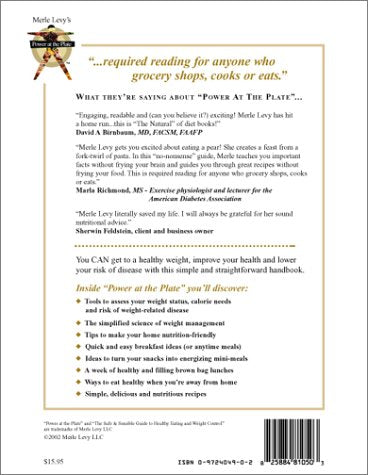Power at the Plate: The Safe & Sensible Guide to Healthy Eating and Weight Control