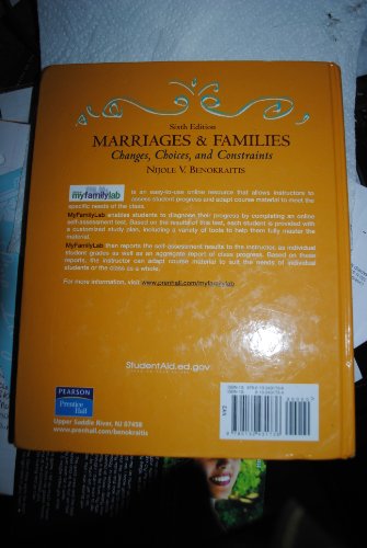 Marriages & Families: Changes, Choices and Constraints